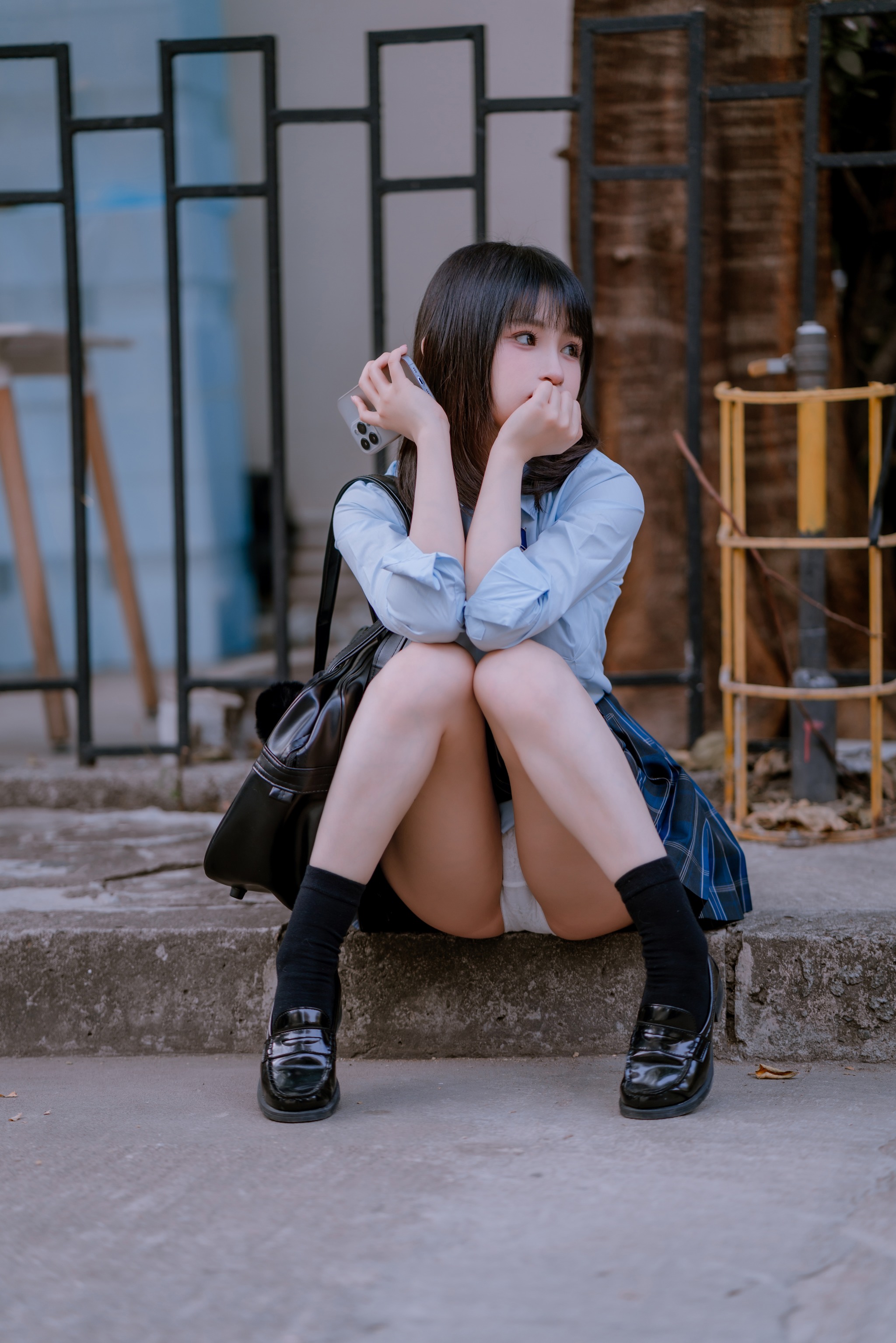 图片[1]-桜井宁宁 – NO.046 jk之居家 [66P]-XikXak